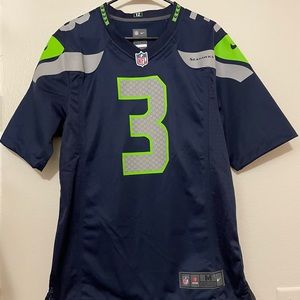 Nike NFL Seattle Seahawks #3 Russell Wilson On-Field Jersey Size Medium